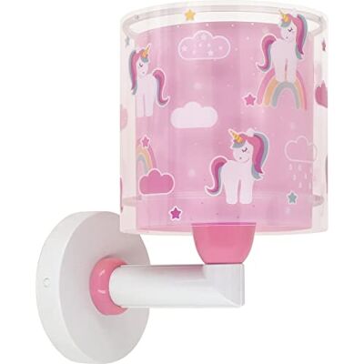 Dalber Wandlamp voor kinderen, eenhoorn, dieren, eenhoorn, wandlamp, voor slaapkamer, nachtkastje, kinderkamer, roze Dalber Wandlamp voor kinderen, eenhoorn, dieren, eenhoorn, wandlamp, voor slaapkamer, nachtkastje, kinderkamer, roze