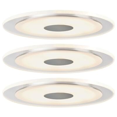 Paulmann 92917 Premium EBL Set Whirl rond dimbaar LED 3x6W Ø 150 mm gedraaid aluminium/satijn 92917 LED spot inbouwspot, Satijn Paulmann 92917 Premium EBL Set Whirl rond dimbaar LED 3x6W Ø 150 mm gedraaid aluminium/satijn 92917 LED spot inbouwspot, Satijn