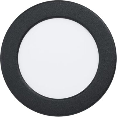 EGLO Fueva 5 Led-inbouwspot, ledspot van staal en een kunststof verlichtingsoppervlak, vlakke inbouwspot in zwart en wit, lage inbouwdiepte 26 mm, diameter 11,7 cm, warmwit surface en plastique, encastré LED noir, blanc, faible profondeur 26 mm, blanc c EGLO Fueva 5 Led-inbouwspot, ledspot van staal en een kunststof verlichtingsoppervlak, vlakke inbouwspot in zwart en wit, lage inbouwdiepte 26 mm, diameter 11,7 cm, warmwit surface en plastique, encastré LED noir, blanc, faible profondeur 26 mm, blanc c