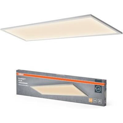 OSRAM Planon Plus Plafondlamp, 36 W, 1200 x 300 mm, 3000 K Planon Plus, Indoor Wall Lighting, Wit, 25.000 uur, 1 stuk OSRAM Planon Plus Plafondlamp, 36 W, 1200 x 300 mm, 3000 K Planon Plus, Indoor Wall Lighting, Wit, 25.000 uur, 1 stuk