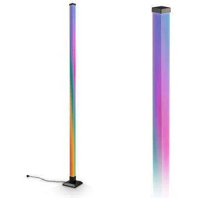 Briloner Led-vloerlamp met afstandsbediening, dimbaar, muziekfunctie, speellamp, feestdecoratie, speeldecoratie, vloerlamp, woonkamerlamp, staande lamp, 150 x 12,5 x 12,5 cm, zwart Briloner Led-vloerlamp met afstandsbediening, dimbaar, muziekfunctie, speellamp, feestdecoratie, speeldecoratie, vloerlamp, woonkamerlamp, staande lamp, 150 x 12,5 x 12,5 cm, zwart