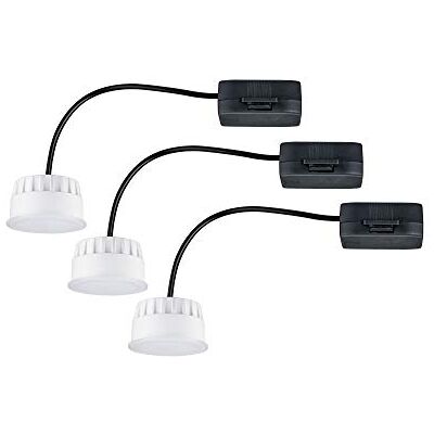 Paulmann 92472 LED inbouwmodule Choose Coin set van 3 rond 50 mm 3 x 6 W 3 x 470 lm 230 V 2700 K satijn ronde plafondspot kunststof Paulmann 92472 LED inbouwmodule Choose Coin set van 3 rond 50 mm 3 x 6 W 3 x 470 lm 230 V 2700 K satijn ronde plafondspot kunststof