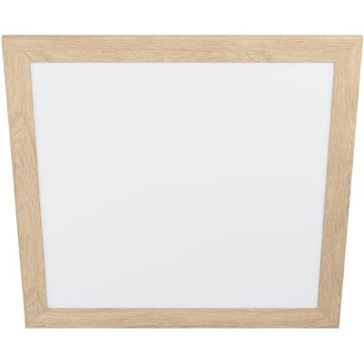 EGLO Ledpaneel Piglionasso met houten decoratieve lijst, plafondlamp hout in lichtbruin, keukenlamp, bureaulamp, led-hallamp plafond neutraal wit, L x B 64,5 cm EGLO Ledpaneel Piglionasso met houten decoratieve lijst, plafondlamp hout in lichtbruin, keukenlamp, bureaulamp, led-hallamp plafond neutraal wit, L x B 64,5 cm