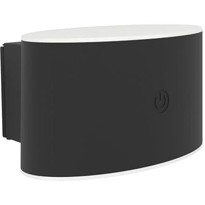 EGLO Valgiano led-wandlamp, draadloze lamp met magnetische houder, dimbare touch-spot, USB-oplaadbaar, ovaal, kunststof zwart, warm wit koud, IP44, 12 cm EGLO Valgiano led-wandlamp, draadloze lamp met magnetische houder, dimbare touch-spot, USB-oplaadbaar, ovaal, kunststof zwart, warm wit koud, IP44, 12 cm