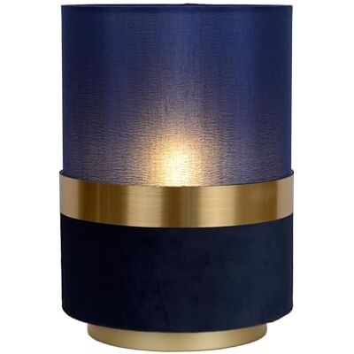 LUCIDE EXTRAVAGANZA TUSSE Tafellamp Ø 15 cm 1 x E14 Blauw LUCIDE EXTRAVAGANZA TUSSE Tafellamp Ø 15 cm 1 x E14 Blauw