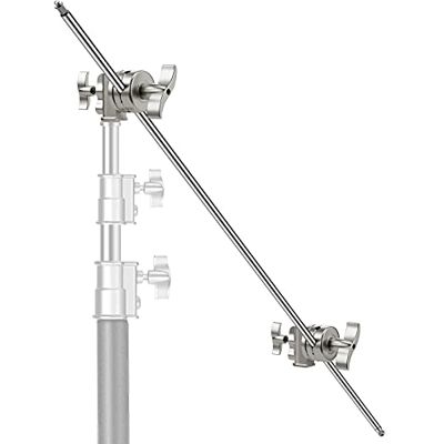 NEEWER Ophangstang voor handgrepen, 2 stuks, 127 cm, voor lichthouder, reflector en andere apparatuur voor fotografie (zilver) NEEWER Ophangstang voor handgrepen, 2 stuks, 127 cm, voor lichthouder, reflector en andere apparatuur voor fotografie (zilver)