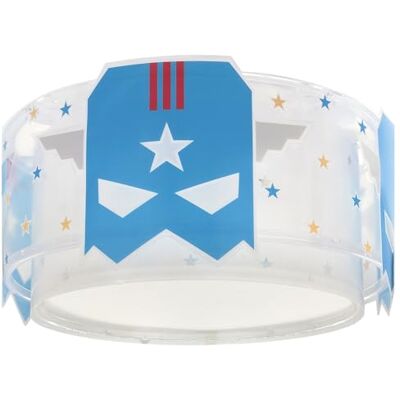 Dalber Kinderplafondlamp Blue Hero Superheld Dalber Kinderplafondlamp Blue Hero Superheld