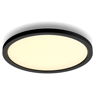 Philips White Ambiance Aurelle Plafondlamp Koelwit Licht Inclusief Dimmer Switch Verbind met Bluetooth van Hue Bridge Werkt met Alexa en Google Home 39 cm diameter Zwart Philips White Ambiance Aurelle Plafondlamp Koelwit Licht Inclusief Dimmer Switch Verbind met Bluetooth van Hue Bridge Werkt met Alexa en Google Home 39 cm diameter Zwart