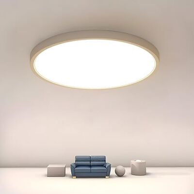 Osairous Comely Led-plafondlamp, diameter 30 cm, 24 W, 2160 lm, plafondlamp, IP44, badkamer, led, 4500 K, warm licht, voor slaapkamer, badkamer, keuken, hal, balkon Osairous Comely Led-plafondlamp, diameter 30 cm, 24 W, 2160 lm, plafondlamp, IP44, badkamer, led, 4500 K, warm licht, voor slaapkamer, badkamer, keuken, hal, balkon