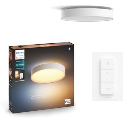 Philips White Ambiance Plafondlamp Devere Medium, wit Philips White Ambiance Plafondlamp Devere Medium, wit