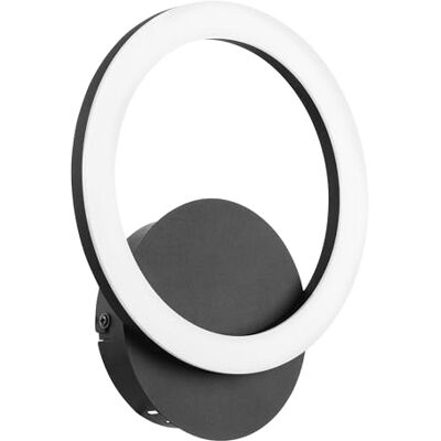 EGLO connect.z Parrapos-Z aangesloten binnenwandlamp, cirkel led-lamp, ZigBee armatuur bestuurbaar via app en Alexa spraakbediening, warm wit koud, dimbaar EGLO connect.z Parrapos-Z aangesloten binnenwandlamp, cirkel led-lamp, ZigBee armatuur bestuurbaar via app en Alexa spraakbediening, warm wit koud, dimbaar