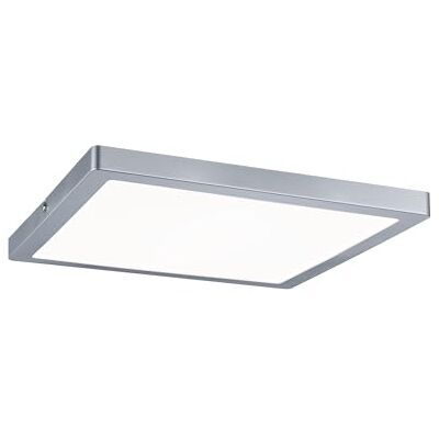 Paulmann 70936 Atria LED-paneel vierkant incl. 1 x 20 watt plafondverlichting chroom mat plafondlamp kunststof woonkamerverlichting 4000 K Paulmann 70936 Atria LED-paneel vierkant incl. 1 x 20 watt plafondverlichting chroom mat plafondlamp kunststof woonkamerverlichting 4000 K