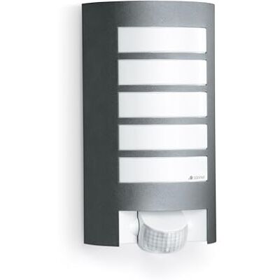 Steinel Buitenlamp L 12 S antraciet, bewegingsmelder 180°, bereik 10 m, buitenlamp E27 max. Voedingsspanning: Steinel Buitenlamp L 12 S antraciet, bewegingsmelder 180°, bereik 10 m, buitenlamp E27 max. Voedingsspanning: