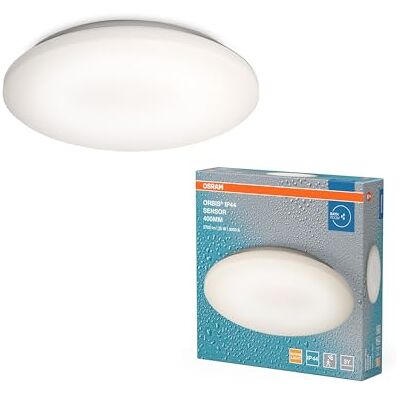 OSRAM Orbis plafondlamp sensor IP44 400 mm Orbis IP44 Sensor, Indoor Wall Lighting, Blanc, 400 mm dia, 25000 h, Pack de 1 OSRAM Orbis plafondlamp sensor IP44 400 mm Orbis IP44 Sensor, Indoor Wall Lighting, Blanc, 400 mm dia, 25000 h, Pack de 1