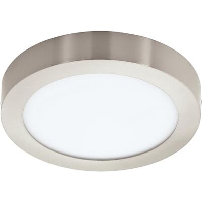 EGLO connect.z LED plafondlamp Fueva-Z, Ø 21 cm, plafondlamp ZigBee voor badkamer, APP bestuurbaar en spraakbediening, warm wit koud, dimbaar, nikkel-mat, IP44 EGLO connect.z LED plafondlamp Fueva-Z, Ø 21 cm, plafondlamp ZigBee voor badkamer, APP bestuurbaar en spraakbediening, warm wit koud, dimbaar, nikkel-mat, IP44