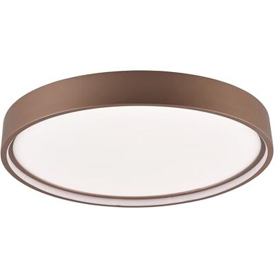 Trio Doha 641310265 Led-plafondlamp, metaal, koffie, mat, acryl, met led 29 watt Trio Doha 641310265 Led-plafondlamp, metaal, koffie, mat, acryl, met led 29 watt