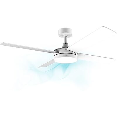 Cecotec EnergySilence Aero 5200 Plafondventilator met afstandsbediening, timer en ledlicht, 60 W, koperen motor, 52 inch, 4 bladen, 3 snelheden, winterfunctie Cecotec EnergySilence Aero 5200 Plafondventilator met afstandsbediening, timer en ledlicht, 60 W, koperen motor, 52 inch, 4 bladen, 3 snelheden, winterfunctie