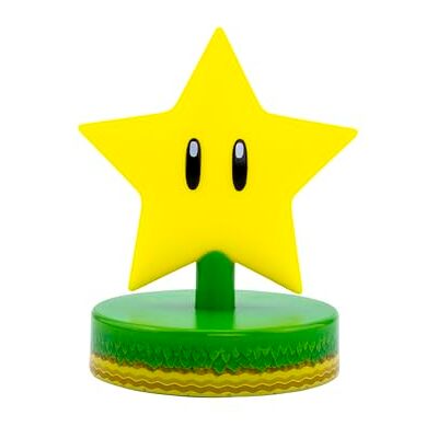 Paladone PP6361NN,Mario Super Star 3D Icon BDP Officieel gelicentieerde Nintendo Collectable Uniek cadeau-idee Helder nachtlampje of bureaulamp Batterij aangedreven door 2 x AAA, geel Paladone PP6361NN,Mario Super Star 3D Icon BDP Officieel gelicentieerde Nintendo Collectable Uniek cadeau-idee Helder nachtlampje of bureaulamp Batterij aangedreven door 2 x AAA, geel