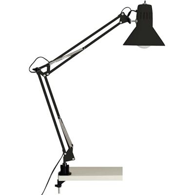 Brilliant ILB5123124 bureaulamp, metaal, zwart, 0 Brilliant ILB5123124 bureaulamp, metaal, zwart, 0
