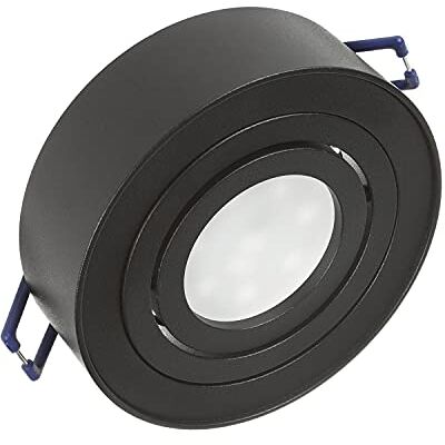Maclean MCE462B Montageframe GU10 inbouwspot plafondlamp max. 35 W IP20 (rond, zwart) Maclean MCE462B Montageframe GU10 inbouwspot plafondlamp max. 35 W IP20 (rond, zwart)