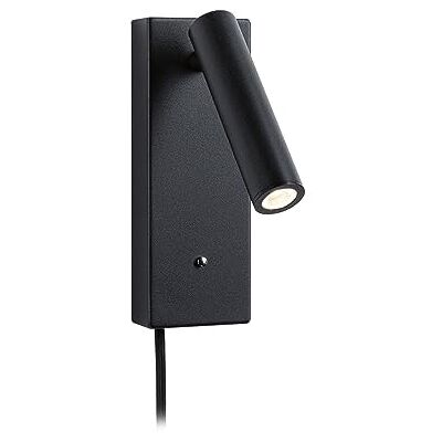 Paulmann Hulda 71109 Led-wandlamp, USB C, 3000 K, 130 lm, 230 V, 2,5 W, dimbaar, matzwart, leeslamp, wandlamp Paulmann Hulda 71109 Led-wandlamp, USB C, 3000 K, 130 lm, 230 V, 2,5 W, dimbaar, matzwart, leeslamp, wandlamp