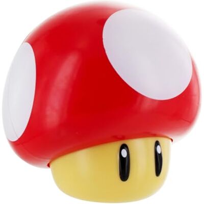 Paladone Super Mario Bros paddenstoel met geluid, lichtgevend figuur om te verzamelen, meerkleurig Paladone Super Mario Bros paddenstoel met geluid, lichtgevend figuur om te verzamelen, meerkleurig