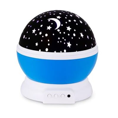 GC GLOBALCOMMERCE Sterrenprojector voor kinderen, 360° draaibaar nachtlampje met 8 kleuren, sterrenhemel projectorlamp voor slaapkamer, USB of batterijen GC GLOBALCOMMERCE Sterrenprojector voor kinderen, 360° draaibaar nachtlampje met 8 kleuren, sterrenhemel projectorlamp voor slaapkamer, USB of batterijen