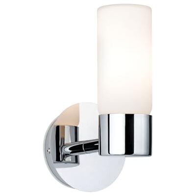 Paulmann 70839 Eleon wandlamp max. 33 watt IP44 wandlamp Chroom, satijn woonkamerverlichting Metaal Glas, gangverlichting G9 Paulmann 70839 Eleon wandlamp max. 33 watt IP44 wandlamp Chroom, satijn woonkamerverlichting Metaal Glas, gangverlichting G9