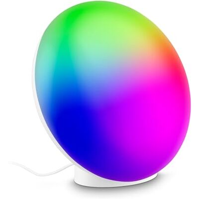 Briloner Led-tafellamp met afstandsbediening, dimbaar, RGBIC, CCT, muzieksensor, nachtkastje, kantoor, lounge, 17,5 x 10,6 x 16,4 cm, wit Briloner Led-tafellamp met afstandsbediening, dimbaar, RGBIC, CCT, muzieksensor, nachtkastje, kantoor, lounge, 17,5 x 10,6 x 16,4 cm, wit