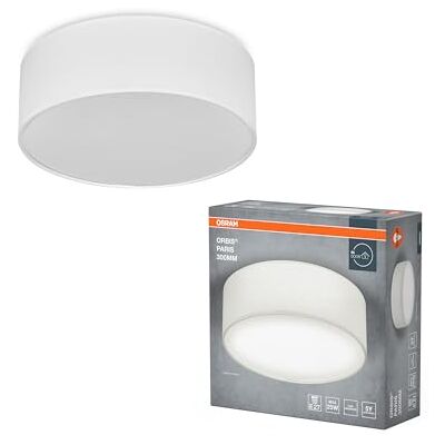 OSRAM Plafondlamp ORBIS PARIS 300 mm, wit, E27 Orbis Paris, Indoor Wall Lighting, Blanc, 300 mm dia, Pack de 1 OSRAM Plafondlamp ORBIS PARIS 300 mm, wit, E27 Orbis Paris, Indoor Wall Lighting, Blanc, 300 mm dia, Pack de 1