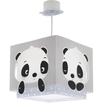 Dalber 63162T hanglamp voor kinderen, panda en dieren, blauw Dalber 63162T hanglamp voor kinderen, panda en dieren, blauw