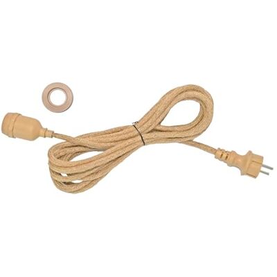 Lumisky ENNA CORD touwkabel E27 fitting lengte 5 meter voor buiten compatibel met onze lampenkappen Lumisky ENNA CORD touwkabel E27 fitting lengte 5 meter voor buiten compatibel met onze lampenkappen