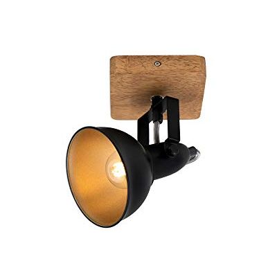 Briloner Wandlamp voor binnen, draaibaar, vintage, houten basis, wandlamp, leeslamp, bedlamp, woonkamerlamp, leeslamp, wandverlichting, 11 x 11 x 15,7 cm Briloner Wandlamp voor binnen, draaibaar, vintage, houten basis, wandlamp, leeslamp, bedlamp, woonkamerlamp, leeslamp, wandverlichting, 11 x 11 x 15,7 cm