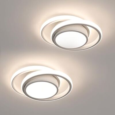 Comely 2 stuks led-plafondlamp, ronde plafondlamp, 32 W, 2350 lm, moderne lamp, plafondlamp voor hal, slaapkamer, badkamer, keuken, woonkamer, natuurlijk licht, 4500 K, diameter 28 cm Comely 2 stuks led-plafondlamp, ronde plafondlamp, 32 W, 2350 lm, moderne lamp, plafondlamp voor hal, slaapkamer, badkamer, keuken, woonkamer, natuurlijk licht, 4500 K, diameter 28 cm