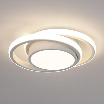 Comely Led-plafondlamp, ronde plafondlamp, 32 W, 2350 lm, moderne plafondlamp, voor hal, slaapkamer, badkamer, keuken, woonkamer, natuurlijk licht, 4500 K, diameter 28 cm Comely Led-plafondlamp, ronde plafondlamp, 32 W, 2350 lm, moderne plafondlamp, voor hal, slaapkamer, badkamer, keuken, woonkamer, natuurlijk licht, 4500 K, diameter 28 cm