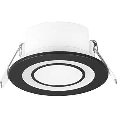 Trio Leuchten Core 652510132 LED inbouwspot kunststof zwart mat met 5 W led apart schakelbaar Trio Leuchten Core 652510132 LED inbouwspot kunststof zwart mat met 5 W led apart schakelbaar