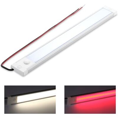 acegoo 12 V lichtbalk binnenverlichting, 4,5 W, 470 lm, dimbaar, voor camper, auto, bestelwagen, boot, caravan, cabine, auto, met schakelaar en rood nachtlampje (neutraal licht) acegoo 12 V lichtbalk binnenverlichting, 4,5 W, 470 lm, dimbaar, voor camper, auto, bestelwagen, boot, caravan, cabine, auto, met schakelaar en rood nachtlampje (neutraal licht)
