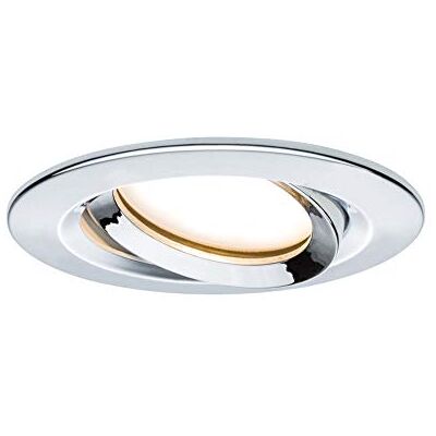 Paulmann 93683 LED inbouwspot Nova Plus rond zwenkbaar 1 x 6,8 W IP65 dimbaar inbouwspots chroom spot aluminium lamp enc 2700 K Paulmann 93683 LED inbouwspot Nova Plus rond zwenkbaar 1 x 6,8 W IP65 dimbaar inbouwspots chroom spot aluminium lamp enc 2700 K