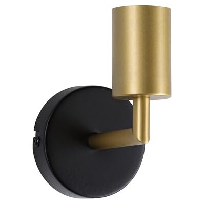 Paulmann 71137 Ravi wandlamp IP44 E27 max. 60 W mat zwart goud wandlamp zonder gloeilamp Paulmann 71137 Ravi wandlamp IP44 E27 max. 60 W mat zwart goud wandlamp zonder gloeilamp
