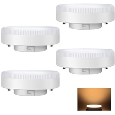 GERUI GX53 4 stuks 9W warmwit 3000K lamp 230V AC 120° licht 600lm GX53 kastverlichting niet dimbaar kastlamp plafondlamp GERUI GX53 4 stuks 9W warmwit 3000K lamp 230V AC 120° licht 600lm GX53 kastverlichting niet dimbaar kastlamp plafondlamp