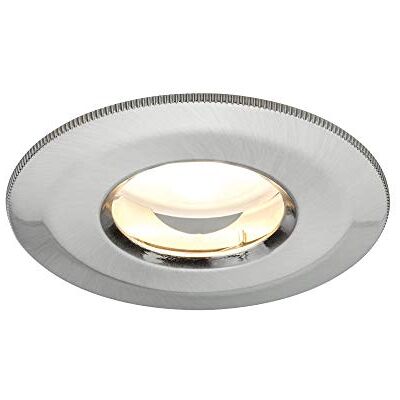 Paulmann Inbouwlamp, aluminium, 7 W, geborsteld ijzer, gesatineerd Paulmann Inbouwlamp, aluminium, 7 W, geborsteld ijzer, gesatineerd