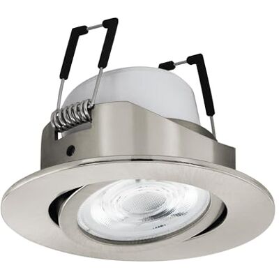 EGLO connect.z Saliceto-Z led-inbouwspot, Ø 88 mm, ZigBee inbouwlamp, app- en spraakbesturing, warmwit koud, RGB, dimbaar, nikkel-mat EGLO connect.z Saliceto-Z led-inbouwspot, Ø 88 mm, ZigBee inbouwlamp, app- en spraakbesturing, warmwit koud, RGB, dimbaar, nikkel-mat