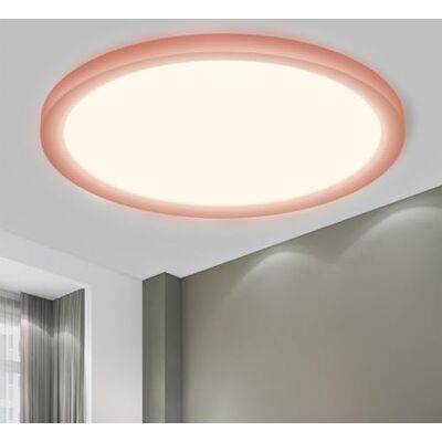 LQWELL ® Led-plafondlamp, plafondlamp voor badkamer, waterdicht, IP44, rond, plat, 18 W, 6000 K, 1600 lm, eenvoudige lamp, modern, dun, voor woonkamer, slaapkamer, keuken, balkon, hal, kelder, kantoor, LQWELL ® Led-plafondlamp, plafondlamp voor badkamer, waterdicht, IP44, rond, plat, 18 W, 6000 K, 1600 lm, eenvoudige lamp, modern, dun, voor woonkamer, slaapkamer, keuken, balkon, hal, kelder, kantoor,