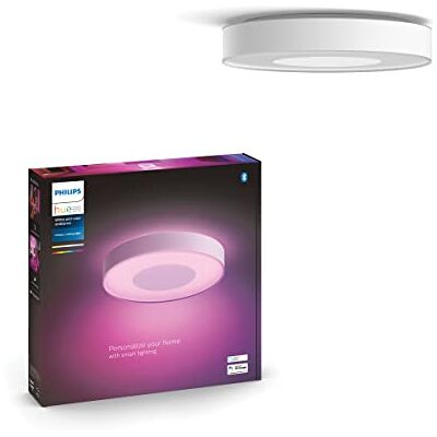 Philips Infuse Plafondlamp Duurzame LED Verlichting Wit en Gekleurd licht Wit 42cm Dimbaar Verbind met Hue Bluetooth of Bridge Werkt met Alexa en Google Home Philips Infuse Plafondlamp Duurzame LED Verlichting Wit en Gekleurd licht Wit 42cm Dimbaar Verbind met Hue Bluetooth of Bridge Werkt met Alexa en Google Home