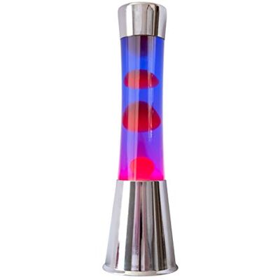 Fisura Lavalamp met verchroomde basis Verscheidenheid aan modellen Lamp met ontspannend effect Met reservelampje 11 cm x 11 cm x 39,5 cm (Paars, chroom) Fisura Lavalamp met verchroomde basis Verscheidenheid aan modellen Lamp met ontspannend effect Met reservelampje 11 cm x 11 cm x 39,5 cm (Paars, chroom)