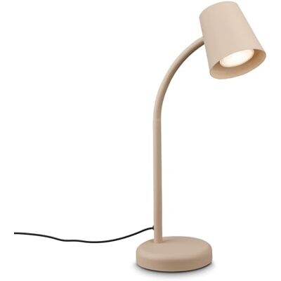 Briloner Bureaulamp met kabelschakelaar, draaibaar, GU10, max. 9 W, tafellamp, bedlamp, tafellamp, bureaulamp, leeslamp, leeslamp, 13 x 38,5 cm Briloner Bureaulamp met kabelschakelaar, draaibaar, GU10, max. 9 W, tafellamp, bedlamp, tafellamp, bureaulamp, leeslamp, leeslamp, 13 x 38,5 cm