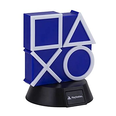 Paladone Playstation 5 PP7929PS Icon Light Gaming interieurdecoratie, blauw Paladone Playstation 5 PP7929PS Icon Light Gaming interieurdecoratie, blauw