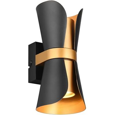 Trio Leuchten Wandlamp COAT 218600280, metaal mat zwart, excl. 2x GU10 Trio Leuchten Wandlamp COAT 218600280, metaal mat zwart, excl. 2x GU10