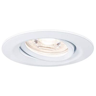 Paulmann Nova 94292 LED mini inbouwspots ronde hoek draaibaar incl. 1x4 watt inbouwspot plafond wit mat inbouwlamp aluminium warmwit 2700K Paulmann Nova 94292 LED mini inbouwspots ronde hoek draaibaar incl. 1x4 watt inbouwspot plafond wit mat inbouwlamp aluminium warmwit 2700K
