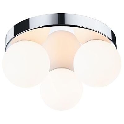 Paulmann 71062 Plafondlamp Selection Bathroom Gove IP44 G9 230V max. 3x20W dimbaar chroom satijn badkamerlamp Paulmann 71062 Plafondlamp Selection Bathroom Gove IP44 G9 230V max. 3x20W dimbaar chroom satijn badkamerlamp